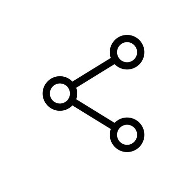 Beyaz arkaplanda izole edilmiş simgeyi paylaş