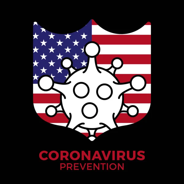 Inmune Icono Del Germen Gripe Protección Contra Virus Escudo Higiene — Archivo Imágenes Vectoriales