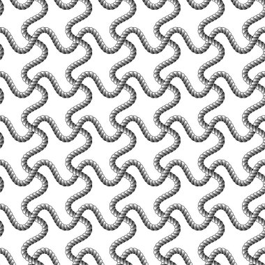 İpsiz şablon, modaya uygun vektör duvar kağıdı arka planı. Örgü ya da balık ağı makrosu sonsuz illüstrasyon.