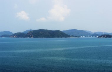 Güzel ada mavi deniz, Pattaya, Tayland