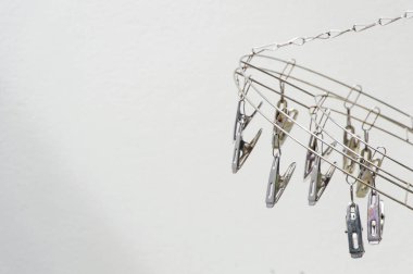 Metal Clothespin boş yaz gün Kuru giysiler için.