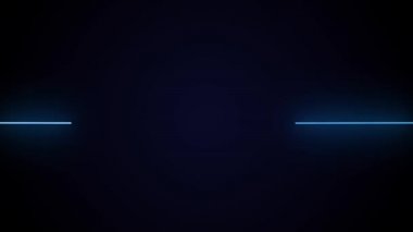 Siyah izole edilmiş arka planda neon kalp atışı. 4k dikişsiz döngü animasyonu. Kalp atış hızı monitörü ve elektrokardiyogram (EKG / EKG). Renkli soyut arkaplan. 