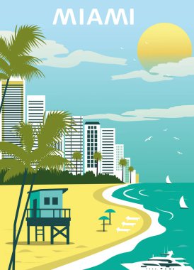 Miami City kumlu plaj