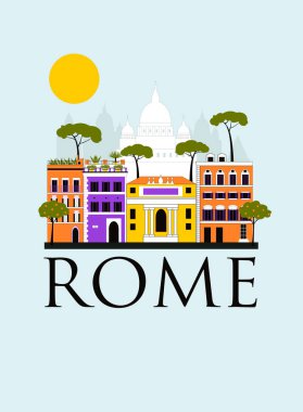 Roma şehir kartpostal