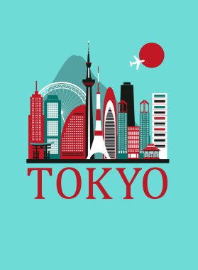 Tokyo şehir kartpostal