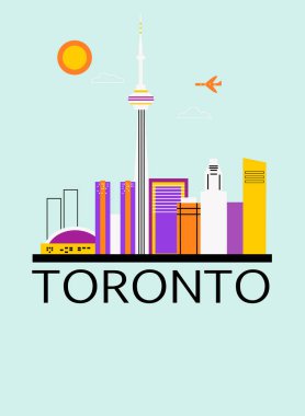 Toronto seyahat arka plan