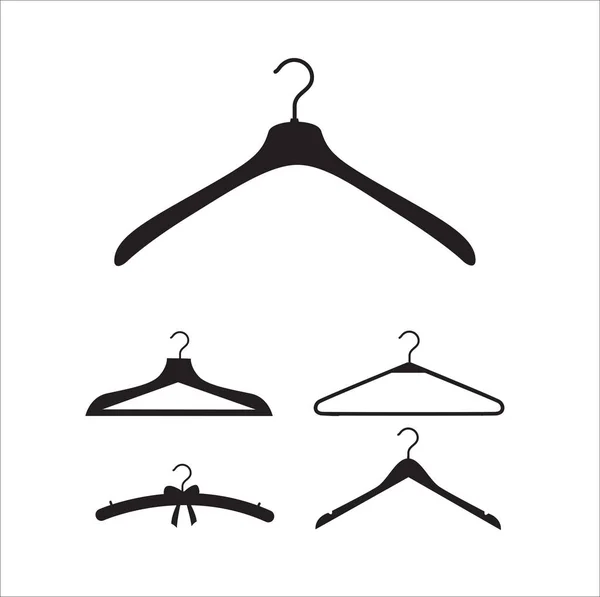 Collection of  Clothes Hangers — Stock Vector