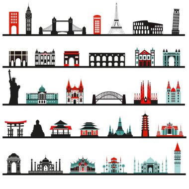 symbols and icons set. Vector illustration