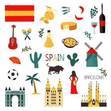 symbols and icons set. Vector illustration