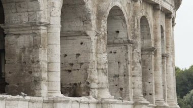 Antik amfitiyatro Kolezyum, Roma, İtalya'nın ünlü tarihi landmark