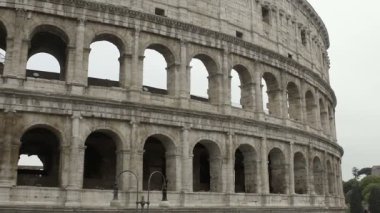 Colosseum, amfitiyatro, ünlü antik kalıntıları güzel dış
