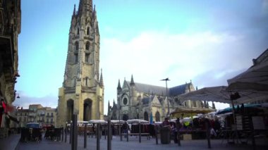 Bordeaux, Fransız turist cazibe, kilise Panoraması ünlü Katedrali