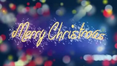 Parlak renkli arka plan, Merry Christmas iletide yaratıcı tebrik, mevcut