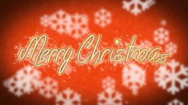 Yaratıcı neşeli Noel mesajı kırmızı arka plan, kutlama, tebrik