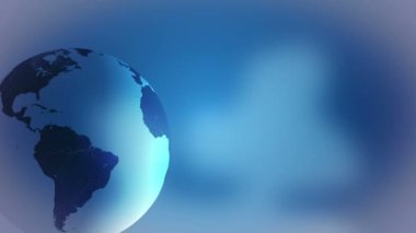 Dünya küre dönen şablon, sosyal ağ, global iletişim