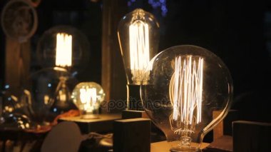 Dekoratif Edison ampul, vintage nesneleri, yaratıcı tasarım koleksiyonu