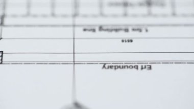 House, inşaat Büro için mühendislik ağ planı üzerinde çizgi çizmeyi Tasarımcısı