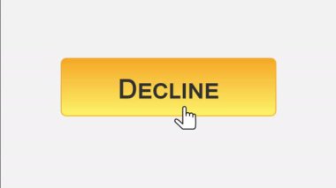 Düşüş web arabirimi düğmeyi fare imleç, farklı renk seçimi