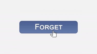 Unut web arabirimi düğmesini tıklayan fare imleç, farklı renk seçimi