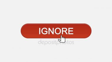 Web arabirimi düğmeyi fare imleç, farklı renk seçimi yoksay