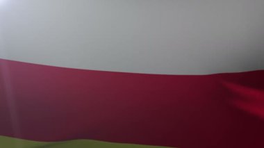 Kuzey Mariana Adaları özgürlük'ın ulusal sembolü rüzgarda sallayarak bayrağı