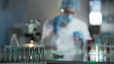 Modern tıp Laboratuvarı, kan testleri, verimliliği iletken asistan