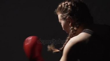 Hava spor eğitim Delme işi profesyonel kadın Muay Taylandlı boksör