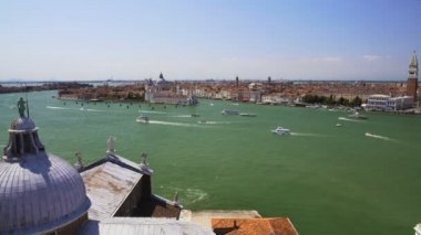 Harika görünümünden Venedik ve Grand Canal Saint George kilise, Gezi Tur