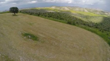Hava görünümünü Kıbrıs manzaralar, doğanın güzelliği yakalayan quadrocopter