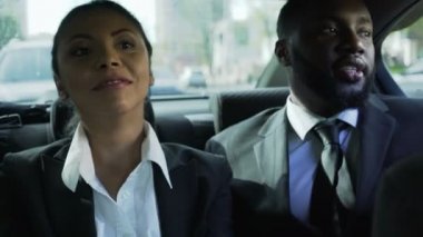 Arka koltuğunda Araba, gizli office romantik ilişki sürme iş ortakları