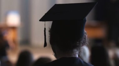 Yüksek achiever öğrenci mezuniyet töreni, istihdam ve gelecek zevk