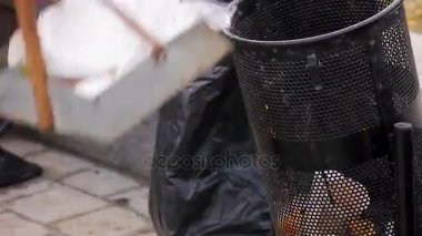 Çöp kutuları plastik torba, gelen atık toplama hademe Temizleme Servisi