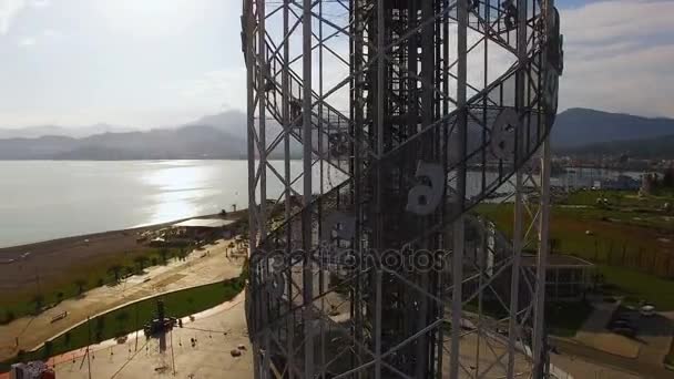 바투 미 그루지야 흑해와 해안 지역, 문화에 대 한 알파벳 타워 — 비디오