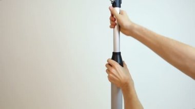 Erkek kamera monopod, görüntüleri sabitleme donatım ayarlama uzunluğu eller