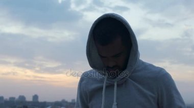 Eğitim ve kariyerinde önemli mücadele önce ayarlama profesyonel boksör