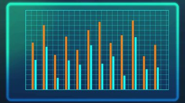 Bilgisayar tarafından oluşturulan atış çubuk grafik, analitik anket sonuçlarının tanıtım