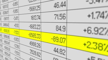 Şirket verileri iş rapor bilgisayar yazılımı, yıllık mali istatistikleri raporu