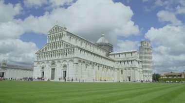 Gezi, Pisa Kulesi, hızlandırılmış video ile antik Katedrali