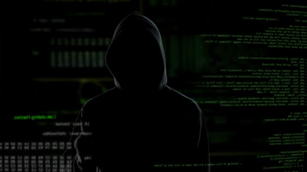 Autorizzazione necessaria tentativo di hacking senza successo sulla casella di posta elettronica, criminale arrabbiato — Video Stock