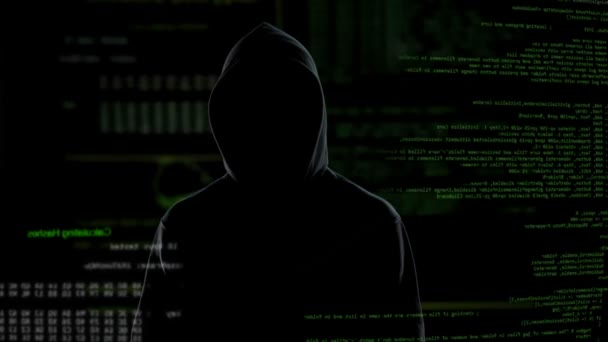 Keamanan cyber masalah privasi, informasi pribadi membutuhkan perlindungan, hacking — Stok Video