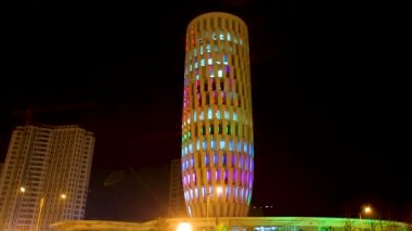 Gece, Batum gezi yerine aydınlatma bina Adalet Bakanlığı