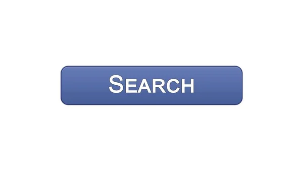 Search web interface button violet color, internet monitoring, site design — Stock Photo, Image