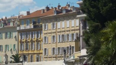 Fransa, turizm, cityscape yaz günü, tatil güzel sahil şeridi üzerinde otelleri