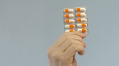 El, deneysel ilaç, ilaç üretim ilaçlar closeup