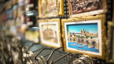 Prag Çek Cumhuriyeti Hatıra mıknatıs Hediyelik eşya, yakından görmek görüntülenen