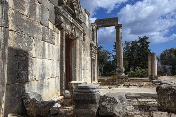 Ιστορικά Πάρκα Του Ισραήλ Μνημεία Όμορφη Θέα Σπουδάσω Ιστορία Και — Φωτογραφία Αρχείου