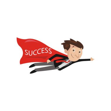 heyecanlı ve bir başarı ödül almak için istekli olan bir girişimci