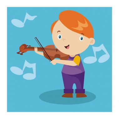 birisi bir müzik aleti çalıyor