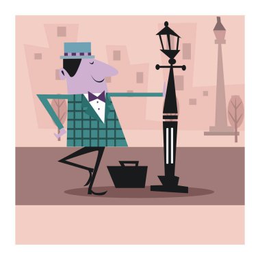 Tutkulu bir işadamı çalışır