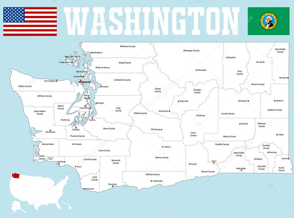 Map of Washington